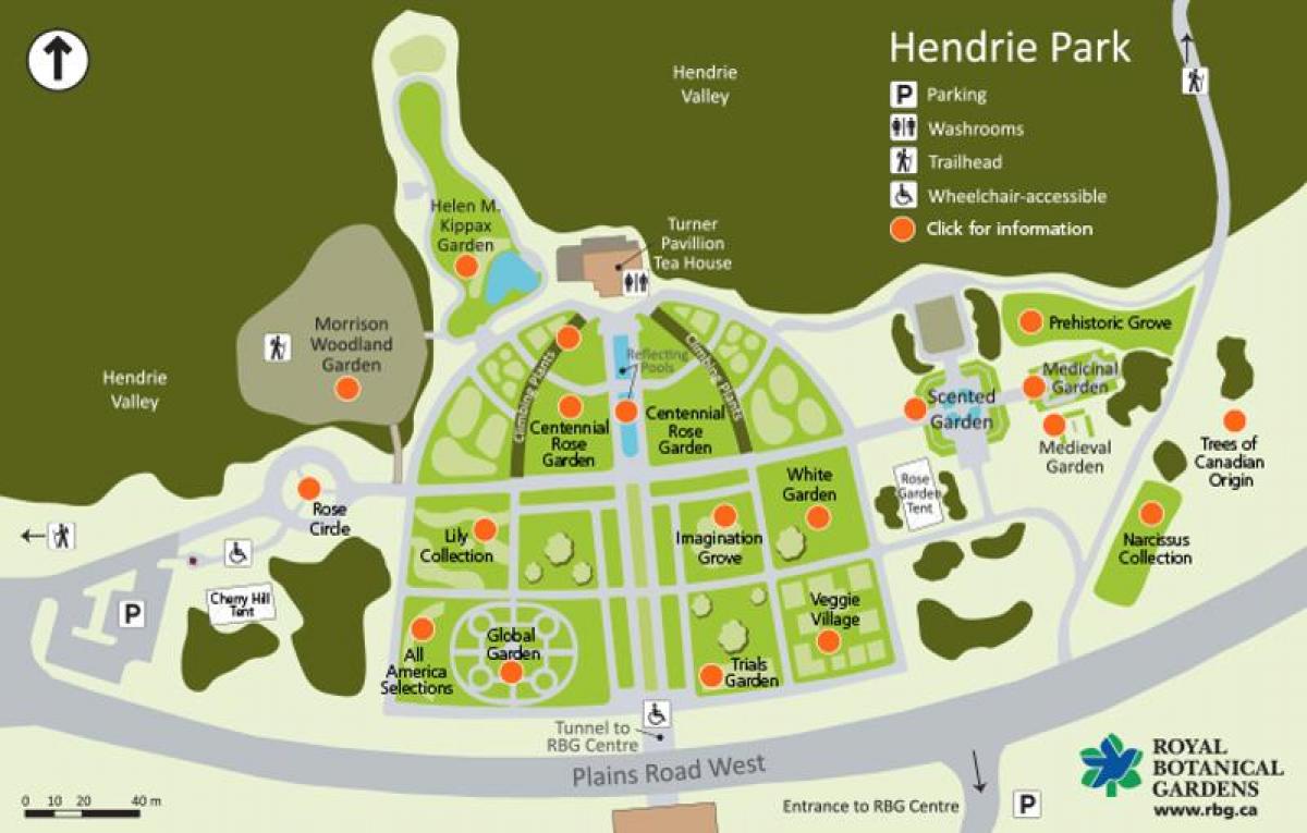 नक्शे के RBG Hendrie पार्क
