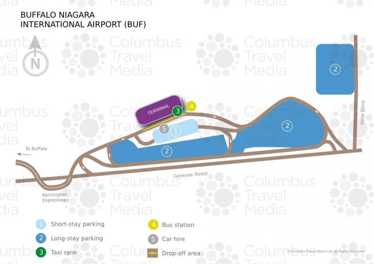 नक्शे की भैंस नियगारा अंतरराष्ट्रीय हवाई अड्डे