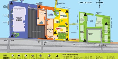 नक्शे के Harbourfront केंद्र