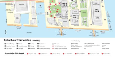 नक्शे के Harbourfront केंद्र में पार्किंग