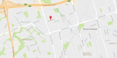 नक्शे के Maryvalen eighbourhood टोरंटो