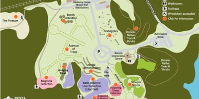 नक्शे के RBG Arboretum