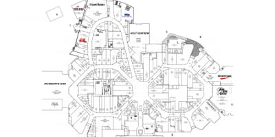 नक्शे के Sherway गार्डन स्तर 1