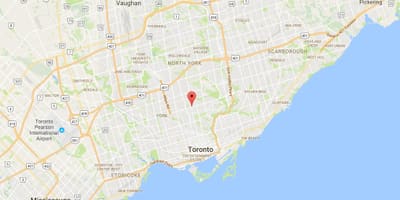 नक्शे के Yonge Eglinton और जिला टोरंटो
