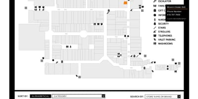 नक्शे के Yorkdale शॉपिंग सेंटर