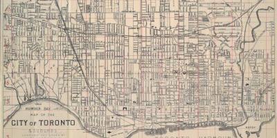 नक्शे के टोरंटो 1902