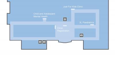 नक्शे के सेंट जोसेफ स्वास्थ्य केंद्र टोरंटो OLM स्तर 3